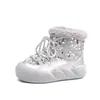Botas de Algodón para Niña Botines Cortos de Lentejuelas Pequeña Princesa 2026 Nuevas Llegadas Otoño/Invierno Botines Cortos de Felpa para Niña Botas de Nieve Cálidas