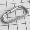 Alta qualidade de alumínio liga mosquetão Gun Color D-shaped quick hanging fivela d-shaped carabiner gun cinza quick hanging