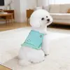 Roupas para cães Roupas de primavera e verão Gato Princesa Borla Colete no peito Cor doce Doce Fofo Cachorro pequeno Teddy Pet