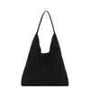 2024 Bolso de Hombro de Gamuza para Mujer Estilo Europeo y Americano Bolso Tote de Gran Capacidad Moda Versátil Venta al por Mayor Bolso de Mano Transfronterizo