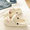 Uso Diario Verano Viajes Versátiles Ligeros Sandalias de Eva Lindas de Estrella de Mar Gatito Estilo Birkenstock Zapatillas de Punta Cerrada para Mujer