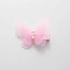 Horquilla con lazo de gasa con perlas de princesa de estilo coreano, pinza lateral para niña, tocado para bebé, accesorios para el cabello para niña