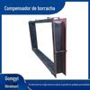 Compensador Retangular de Borracha, Junta de Expansão de Borracha de Vedação para Peneira Vibratória, Compensador de Borracha Fluorada Resistente ao Desgaste para Duto de Ar de Fumaça