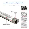 Mangueira de vapor corrugada de aço inoxidável 304 1/2 polegada 1 polegada alta temperatura alta pressão à prova de explosão mangueira de arame de aço trançado industrial