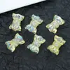 Acrílico Transparente Colorido Furo Reto Acessórios para Laços Artesanato DIY Acessórios para Joias Pulseira Colar Material Atacado