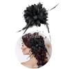 Pinza para el pelo de flor de plumas de novia Accesorio para el pelo más vendido transfronterizo Tres en uno Hecho a mano Dulce Moda Versátil
