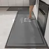 Tapete Simples de Terra de Diatomáceas Específico para Cozinha, Tapete de Alta Qualidade Absorvente de Água, Antiderrapante, Resistente a Óleo, Lavável com Pano, Não Precisa Lavar, Tapete Resistente à Sujeira Doméstica