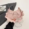 Bolso de Mano Casual con Cuentas de Estilo Occidental para Mujer 2025 Nueva Moda Simple Nicho Versátil para Viajero Bolso de Hombro Cruzado