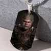 Moda Trendy Transfronteriza Acero Inoxidable Letrero Colgante Black Myth Wukong Acero Inoxidable Collar Regalo Diseño Grabado Colgante