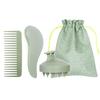 Peine de Paja de Trigo Platino para Uso en Casa, Peine Masajeador del Cuero Cabelludo, Cepillo para Lavado de Cabello Infantil, Limpieza del Cabello, Dar Volumen, Peinado y Cuidado de la Belleza
