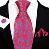 Set de Corbata para Hombre, Caja de Regalo de Lujo para Hombre, Corbata Atada a Mano, Corbata Bordada Jacquard, Diseño de Logo al por Mayor