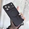 Pintura metálica brillante Manzana multimodelo bolsa de aire en las cuatro esquinas elegante anticaída carga magnética fuerte funda de teléfono de nicho