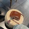 Riñonera retro para mujer, bolso cuadrado pequeño, bolso de hombro tipo bandolera, estilo coreano, nuevo bolso de hombro popular, ins, piel de vaca suave, bolsa para teléfono