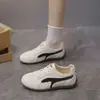 Zapatillas de entrenamiento alemanas de estilo retro deportivo extremadamente elegantes para mujer, versátiles con cordones, bloques de color, casuales, de suela blanda para mujer