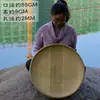 Envío gratis, tamiz de arroz perforado tejido completamente a mano, tamiz de bambú, tapete de bambú, canasta de bambú, colador para secar productos, tapete para dumplings, tapete para hierbas