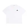 Yidao Vintage 2026 Verano Nuevo Estilo Japonés Sencillo Estampado Manga Corta para Hombre Corte Holgado Hombro Caído Versátil Camiseta de Media Manga