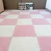Alfombra de Piso Moderna Simple con Empalme Exclusiva Transfronteriza Temu Amazon Alfombra de Piso Cubierta Completa Lavable Alfombra para Gateo de Bebé