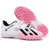 Zapatos de fútbol transfronterizos para niños y niñas, tacos TF, zapatos de entrenamiento para adultos, transpirables, antideslizantes, zapatos deportivos profesionales para competición y entrenamiento