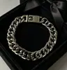 Acessórios Transfronteiriços Pulseira de Ouro 18K Corrente Cubana Dominadora Corrente de Alumínio Liga Dupla Fivela Pulseira Estilo Hip-Hop Masculina