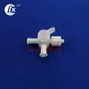 Válvula de três vias com interruptor PC PP Interruptor desviador de três vias Controle de fluxo de água Para terapia de água com luz Válvula distribuidora de água de três vias