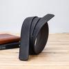 Cuerpo de Cinturón Snap-On Sin Hebilla, Cinturón de Cuero Genuino de Capa Superior Sin Hebilla para Hombre, 3.4 Cuero Genuino Puro, Estilo Sencillo