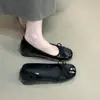 Zapatos Planos de Estilo Francés con Lazo y Boca Baja para Mujer, Nuevo Modelo 2026, Elegantes Zapatos de Noche