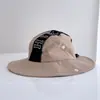 Gorra de Senderismo para Exteriores Transpirable con Bordado de Letras y Bloques de Color para Hombres y Mujeres, Sombrero de Pescador Casual Versátil de Verano, Sombrero para el Sol con Protección Solar
