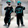 Ropa para niños, trajes de verano para niños, conjunto deportivo de dos piezas atractivo y moderno, pantalones de manga corta con degradado estilo K para niños medianos y grandes, de moda.