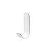 Gancho tipo J de acero inoxidable 304 para cocina, abrigo, campana, entrada de baño, puerta trasera resistente sin perforaciones, gancho L de acero inoxidable