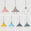 Luminária de Sala de Jantar Nórdica Personalidade com Interruptor Criativa Café Loja de Chá com Leite Bar Sala de Jantar Macaron Pequeno Guarda-chuva Preto Lustre