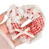 Goma para el pelo con estampado de leopardo marrón para otoño e invierno para mujer, scrunchie elegante y sofisticado para peinados de moño