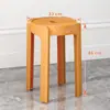 Bancos de Plástico Engrosados para Uso Doméstico, Bancas Apilables para Mesa de Comedor, Sillas Cómodas para Estar Sentado Largos Periodos, Bancos de Molino de Viento, Bancos Redondos de Plástico