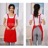 Delantal Publicitario Grueso Estilo Uniforme, Listo para Usar, Personalizable con Logo Impreso en Blanco y Negro, Venta al por Mayor Promocional, Anti-Suciedad de Fábrica