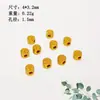 Plata 925 chapada en oro Corona Trébol mariposa nudo de bambú Ruyi pulsera accesorios diy hecho a mano productos semiacabados Nuevo