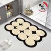 Alfombrilla Antideslizante para Suelo de Baño Felpudo Absorbente para Entrada de Baño Felpudo para Pies Alfombra de Baño con Diatomeas para el Hogar Alfombra para Inodoro Acolchada