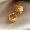 Pendientes Geométricos Metálicos de Aguja Plateada Brillantes Casuales Simples para el Viaje Diario Versátiles Pendientes de Lujo Ligero Pendientes de Gama Alta para Mujeres