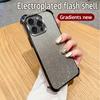 Adecuado para Apple Iphone18 17Pro Funda para Teléfono con Brillo Galvanizado en las Cuatro Esquinas Iphone18 15 14 16 Set