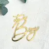 Decoración de Pastel de Cumpleaños para Bebé Estilo Ins Transfronterizo Bienvenida de Bebé Par de Adornos Acrílicos para Pastel Suministros para Fiesta