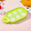 Molde de Silicona para Cubitos de Hielo Caja de Almacenamiento de Cubitos de Hielo Hielera para Refrigerador Congelación de Cubitos de Hielo Gran Capacidad Caja para Cubitos de Hielo Caja de Almacenamiento de Hielo