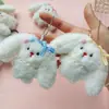 Nuevo Peluche Lolita Conejito Colgante Lindo Conejo de Orejas Largas Chica Conejo Corazón Broche Estudiante Bolsita Creativa Muñeca Pequeña