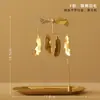 Porta-Velas Giratório, Vela Perfumada, Lanterna Giratória Romântica, Moinho de Vento Estilo Europeu Ornamento Criativo, Presente de Aniversário e Casamento