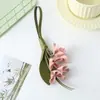 Bolsa Osmanthus de Couro Simples Nova Estilosa Pequeno Pingente Couro PU Fofo Dourado Osmanthus Mochila para Uso Externo Acessório de Alta Qualidade