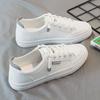 Zapatos Blancos de Malla Versátiles sin Cordones para Mujer, Nuevos para Primavera y Verano 2025, Tenis Deportivos Transpirables con Diseño de Margarita, Modernos