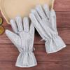 Guantes de Lavar Platos de Alambre de Acero Trapo Cocina Multifuncionales Impermeables y Resistentes al Desgaste Limpieza del Hogar Guantes de Alambre Plateado Largos y Duraderos