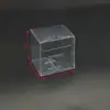 Caja de embalaje plegable transparente de plástico pvc caja exterior figuras hechas a mano para juguetes regalos adornos modelos de coches bandeja interior caja PET