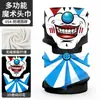 Pañuelo Mágico Versátil Rpet 3D Sin Costuras Protector de Cuello Máscara de Ciclismo Estampado de Calavera Protector Solar para el Cuello