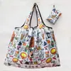 Bolso Estilo Pintura al Óleo de Van Gogh, Capacidad Extra Grande, Bolsa de Compras Plegable, Bolsa de Dibujos Animados Ecológica para Supermercado, Bolsa para la Compra, Bolsa de Almacenamiento