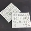DIY Nuevo Molde de Silicona para Chocolate con 26 Letras Inglesas Molde para Pastel de Caramelo Plegable Hecho a Mano Herramienta Plegable para Caramelo