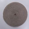 Tapete de mesa estilo japonês tapete de isolamento fios de algodão doméstico Ramie redondo anti-escalda antiderrapante louça mesa de jantar mesa de chá tapete de xícara de chá placemat