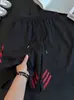 Pantalones Cortos de Baloncesto a Rayas Laterales Estilo Americano para Hombre, Pantalones Deportivos Finos de Seda de Hielo de Secado Rápido para Verano, Pantalones Cortos Casuales de Moda